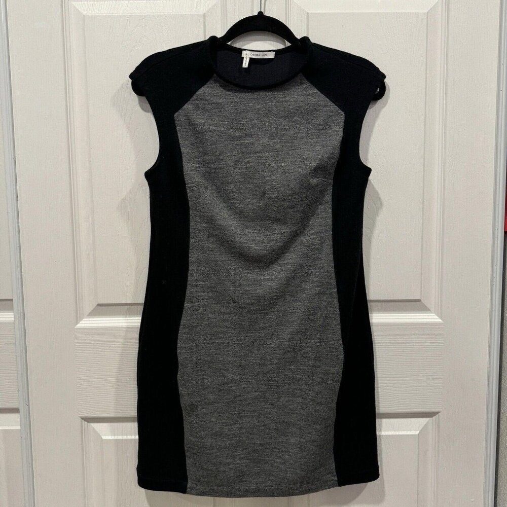 Women’s 10 Crosby By Derek‎ Lam Size 12 Dress Gray Black Professional Party